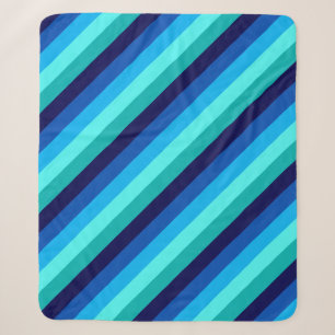 Cobertor Sherpa Gás Azul Azul-Gelado Rasas Médias Sherpa Blanket
