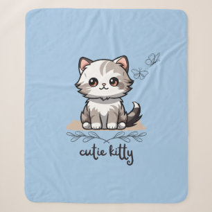 Cobertor Sherpa Gatinho Cutie