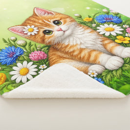 Cobertor Sherpa Gatinho Fofo