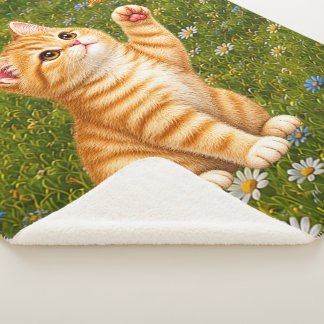 Cobertor Sherpa Gatinho Fofo
