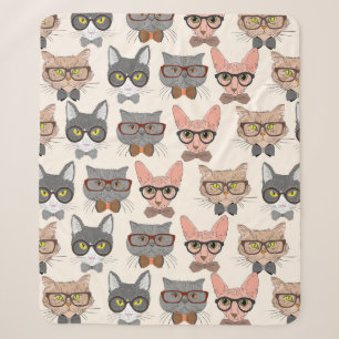 Cobertor Sherpa Gatos