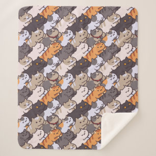 Cobertor Sherpa Gatos Cachorros Sherpa Blanket
