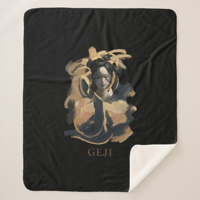 Cobertor Sherpa Geji Portrait (Frente)
