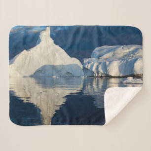 Cobertor Sherpa Gelo do Glaciar Jakobshavn Baía de Disko Ilulissat