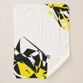 Cobertor Sherpa Geometria De abstrato Arte Um Tipo Joga Cobertura