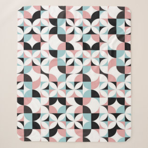 Cobertor Sherpa Geometria minimalista, estilo escandinavo trabalho