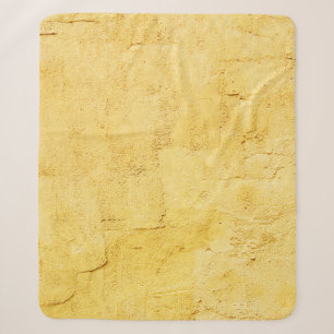 Cobertor Sherpa gesso texturizado de abstrato amarelo-claro na par
