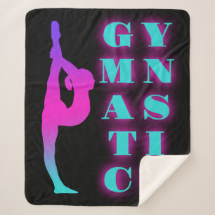 Cobertor Sherpa Ginástica Troquesa Rosa Púrpura