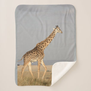 Cobertor Sherpa Giraffe Baby Blanket Small