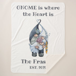 Cobertor Sherpa Gnome Wedding Blanket