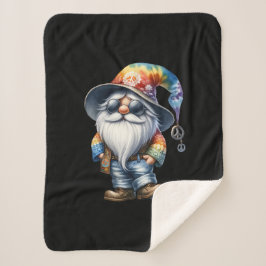 Cobertor Sherpa Gnomo Hippie