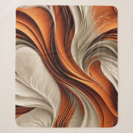 Cobertor Sherpa Golden Air – Copper and Bronze Abstract