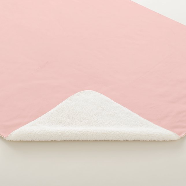 Cobertor Sherpa Gossamer Luminoso, Cor Sólida, Cor Rosa (3/4)