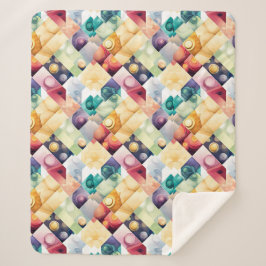 Cobertor Sherpa Gotas Geométricas