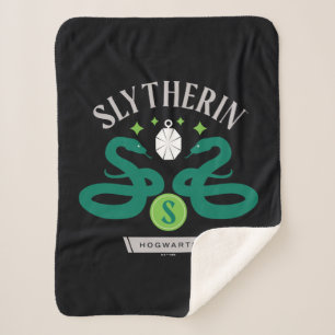 Cobertor Sherpa Gráfico de bloqueio de Cobra duplo do SLYTHERIN™ H
