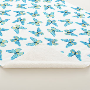 Cobertor Sherpa Gráfico de Cores Personalizadas Padrão de Borbol