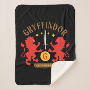 Cobertor Sherpa Gráfico de Espada de Leão Duplo GRYFFINDOR™ House