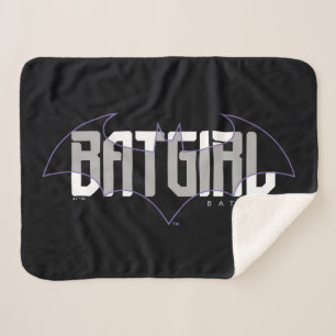 Cobertor Sherpa Gráfico de nomes Hi-Tech da Batgirl