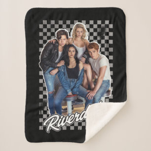 Cobertor Sherpa Gráfico do Grupo Riverdale Retro