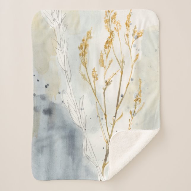 Cobertor Sherpa Grama selvagem (Frente)