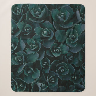 COBERTOR SHERPA GRAY PETAL FLOWER IN BLOOM