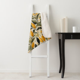 Cobertor Sherpa Grove Botânica de Limão