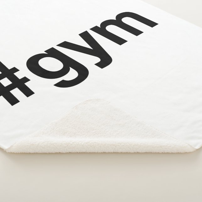Cobertor Sherpa GYM Hashtag (3/4)