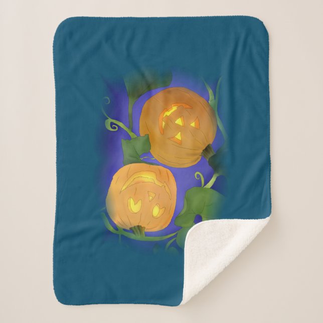 Cobertor Sherpa Halloween  (Frente)