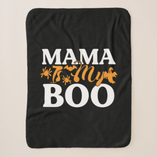 Cobertor Sherpa Halloween Mama É Meu Boo Aniversário