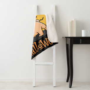 Cobertor Sherpa Halloween Puggy Sherpa Blanket