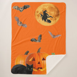 Cobertor Sherpa Halloween Sherpa Blanket