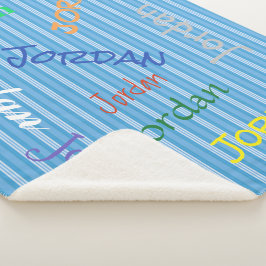 Cobertor Sherpa HAMbWG - Voo mais suave - Seu nome!