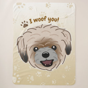 Cobertor Sherpa Happy Shih Tzu Dog Lover I Wows