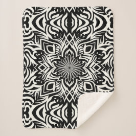 Cobertor Sherpa Harmonia B&W