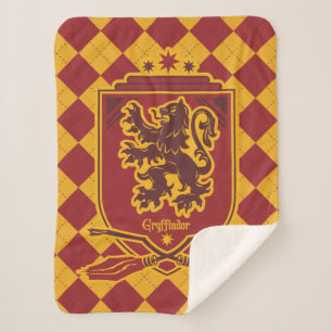 Cobertor Sherpa Harry Potter   Gryffindor QUIDDITCH™ Crest