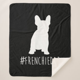 Cobertor Sherpa hashtag frenchie pai francês buldog pai