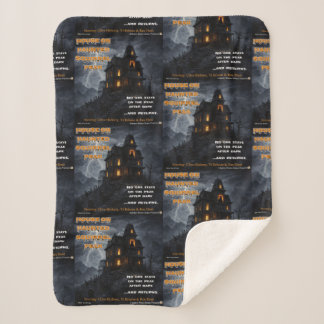 Cobertor Sherpa Haunted Squirrel Peak