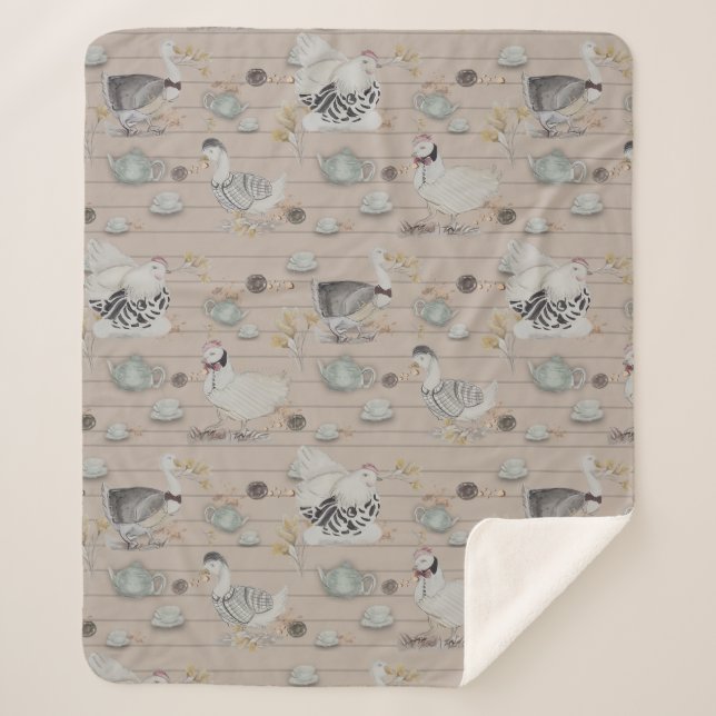 Cobertor Sherpa Haute Couture Impressão Kidsroom (Frente)