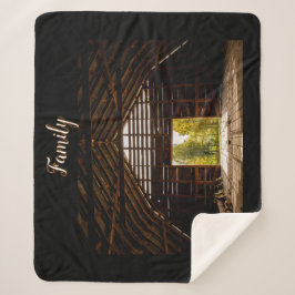 Cobertor Sherpa Hayloft do Velho Castanho com Vista