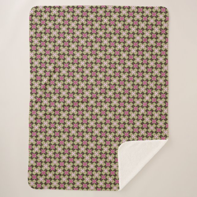 Cobertor Sherpa Heather & Moss  (Frente)