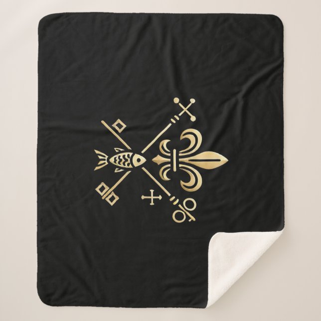 Cobertor Sherpa Heraldische Symbole  (Frente)