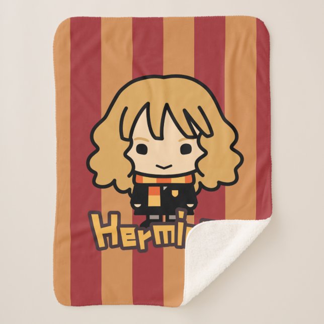 Cobertor Sherpa Hermione Granger Personagem de desenho animado Art (Frente)