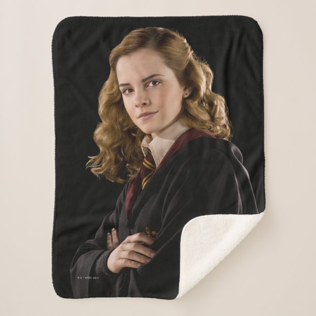 Cobertor Sherpa Hermione Granger Scholarly (Frente)