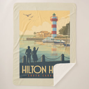 Cobertor Sherpa Hilton Head Carolina do Sul