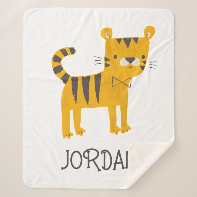 Cobertor Sherpa Homem Pequeno | Torneio de Arco Tigre (Frente)