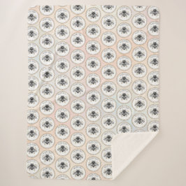 Cobertor Sherpa Honey Bee