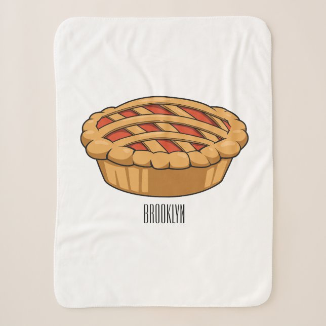Cobertor Sherpa Ilustração de desenho animado (Frente)