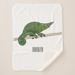 Cobertor Sherpa Ilustração de desenho do campeão de Jackson