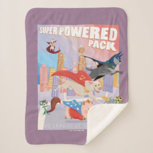 Cobertor Sherpa Ilustração de Metrópolis de Super Powered Pack