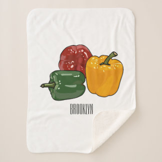 Cobertor Sherpa Imagem de desenho em Capsicum